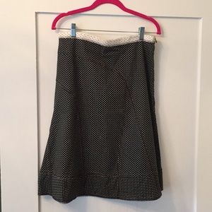 Anthropologie polka dot skirt!